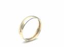 9ct Yellow Gold D-Shape Wedding Ring