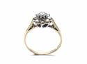 9ct Yellow Gold Diamond Cluster Ring