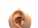 9ct Yellow Gold Ear Cartilage Cuff Earring 12mm