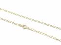 9ct Yellow Gold Curb Anklet Chain 10 inches