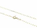 9ct Yellow Gold Paperclip Anklet Chain 10 inches