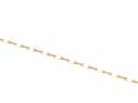 9ct Yellow Gold Paperclip Anklet Chain 10 inches