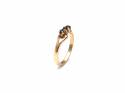 9ct Yellow Gold Sapphire 3 Stone Ring