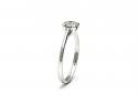 18ct White Gold Diamond Solitaire Ring