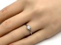 18ct White Gold Diamond Solitaire Ring