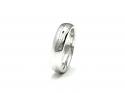 18ct White Gold Soft Court Wedding Ring