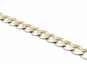 9ct Yellow Gold Curb Bracelet 8 3/4 in