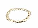 9ct Yellow Gold Curb Bracelet 8 3/4 in