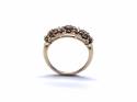9ct Champagne Diamond Trio Cluster Ring