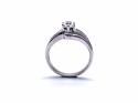 9ct White Gold Diamond Solitaire Ring