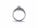 9ct White Gold Diamond Solitaire Ring