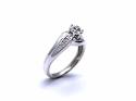 9ct White Gold Diamond Solitaire Ring