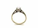 9ct Yellow Gold Diamond Solitaire Ring