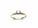 9ct Yellow Gold Diamond Solitaire Ring