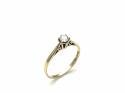 9ct Yellow Gold Diamond Solitaire Ring