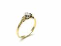 18ct Yellow Gold Diamond Solitaire Ring