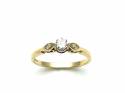 18ct Yellow Gold Diamond Solitaire Ring