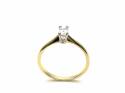 18ct Yellow Gold Diamond Solitaire Ring