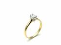 18ct Yellow Gold Diamond Solitaire Ring