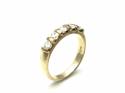 9ct Yellow Gold Diamond 5 Stone Ring