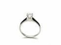 18ct White Gold Diamond Solitaire Ring