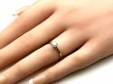 18ct White Gold Diamond Solitaire Ring