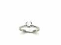 18ct White Gold Diamond Solitaire Ring