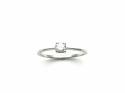 9ct White Gold Diamond Solitaire Ring