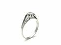 9ct White Gold Diamond Solitaire Ring