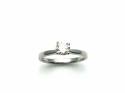 Platinum Diamond Solitaire Ring