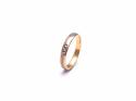 18ct 2 Colour Patterned Wedding Ring