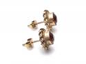 9ct Yellow Gold Citrine Stud Earrings