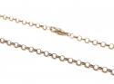 9ct Rose Gold Belcher Chain 26 inch
