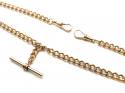 9ct Rose Gold Belcher Chain with T Bar