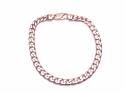 9ct Yellow Gold Curb Bracelet 9 3/4 in