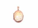 9ct Yellow Gold Locket 23x18mm