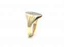 9ct Yellow Gold Diamond Signet Ring