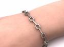 Silver Ladies CZ Fancy Bracelet 7 1/2 Inch