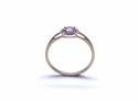 9ct Pink Sapphire & White Topaz Ring