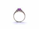 9ct Pink Sapphire & Diamond Ring