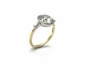 18ct Yellow Gold Rose Cut Diamond Ring 1.88ct