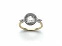 18ct Yellow Gold Rose Cut Diamond Ring 1.88ct