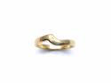 18ct Yellow Gold Shaped Wedding Ring