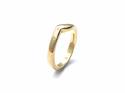 18ct Yellow Gold Shaped Wedding Ring