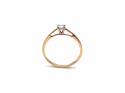 9ct Yellow Gold Diamond Solitaire Ring