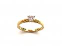 18ct Diamond Solitaire Ring 0.25ct