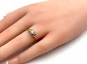 18ct Yellow Gold Diamond Solitaire Ring