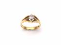 18ct Gents Diamond Solitaire Ring