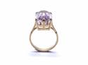 18ct Yellow Gold Kunzite Solitaire Ring