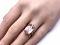 18ct Yellow Gold Kunzite Solitaire Ring